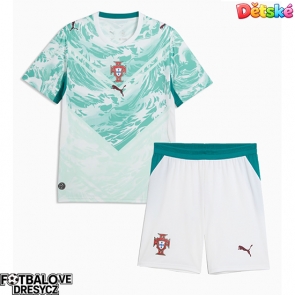 Portugalsko Dětské Venkovní dres komplet MS 2026 Krátký Rukáv (+ trenýrky)